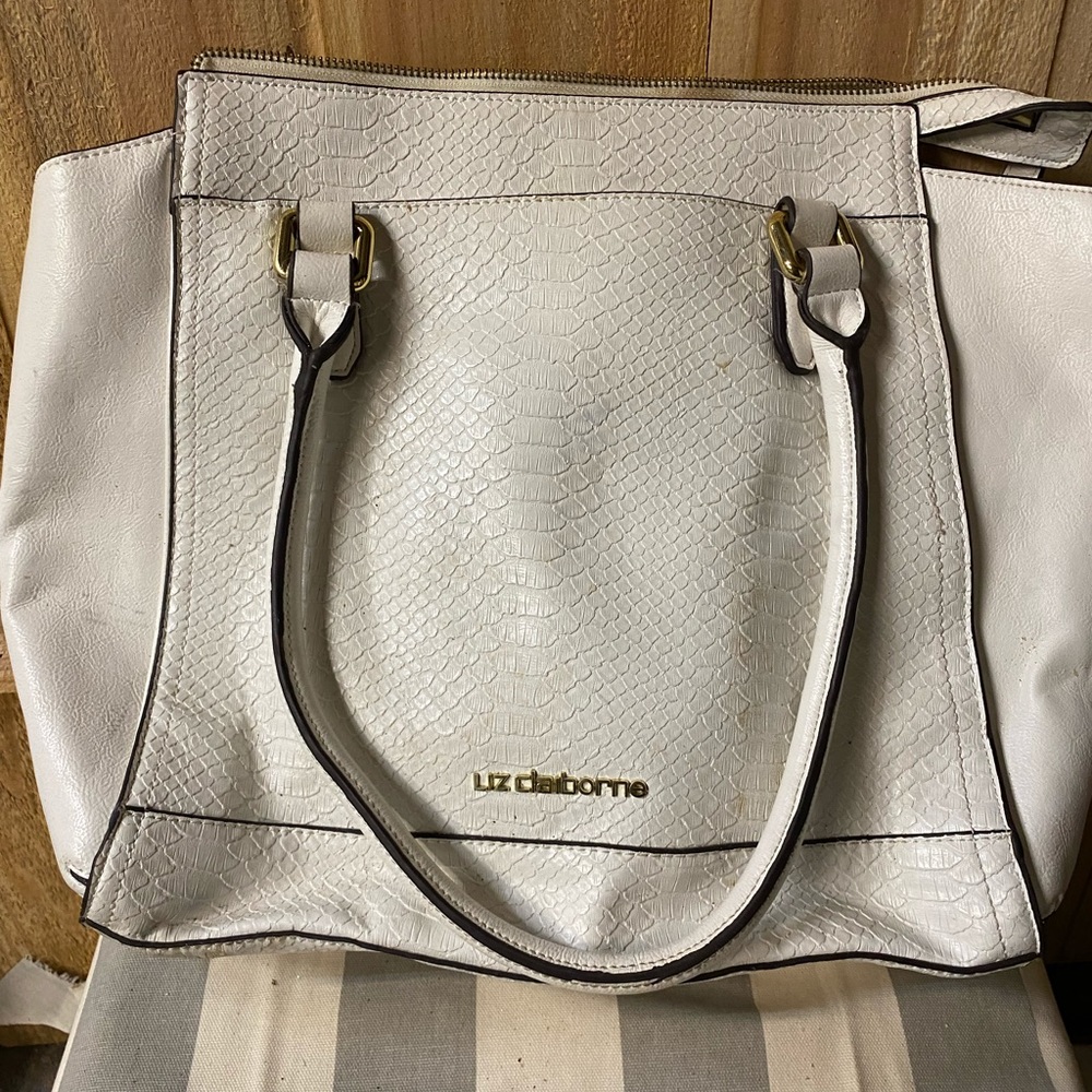 White Liz Claiborne bag